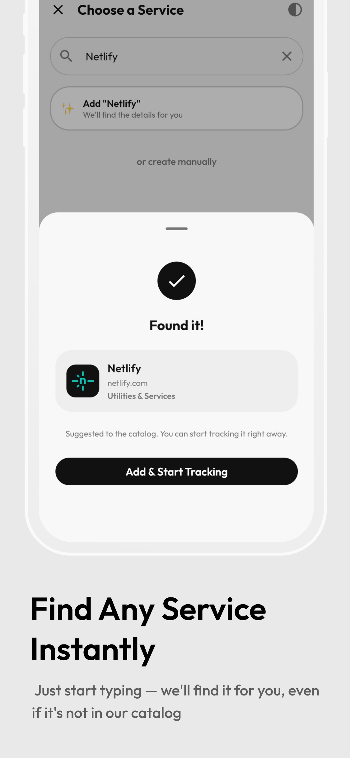 Find Any Service Instantly - smart search